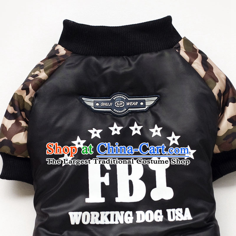 The new camouflage thick cotton FBI tedu dog clothes Fall/Winter Collections vip pet four feet down picture color clothes XXL 10,bellfor,,, recommendation 9 to online shopping