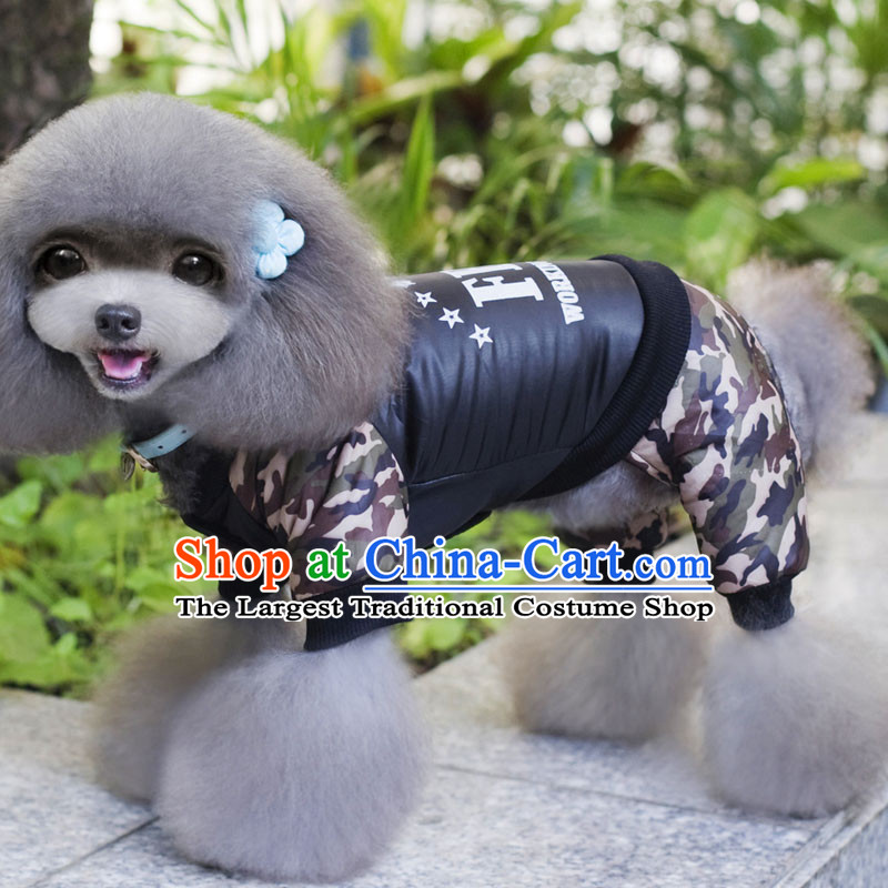 The new camouflage thick cotton FBI tedu dog clothes Fall/Winter Collections vip pet four feet down picture color clothes XXL 10,bellfor,,, recommendation 9 to online shopping