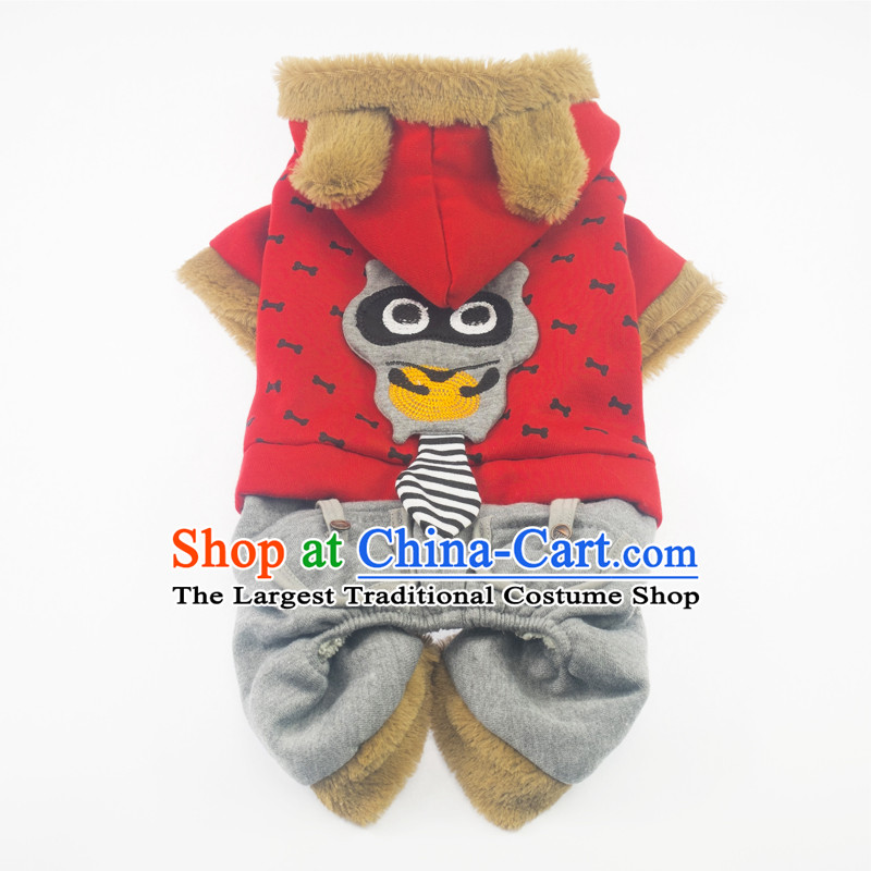 Pet dog costume of autumn and winter clothing dog) thick-yi tedu Hiromi than Xiong autumn and winter coat four feet thick red rascal 10, Blue Lai , , , shopping on the Internet
