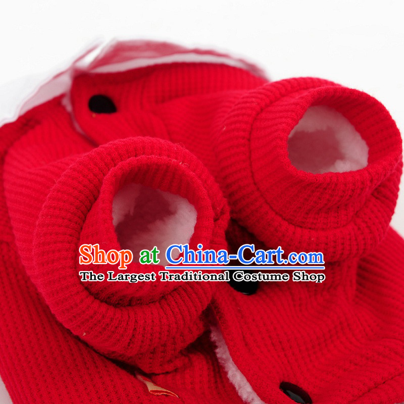 Hua Yuan hoopet dog warm winter clothing tedu both feet Yi Yorkshire ãþòâ pets clothing Edition Red two cardigan XS- chest 25-30cm, Huayuan claptrap (hoopet) , , , shopping on the Internet