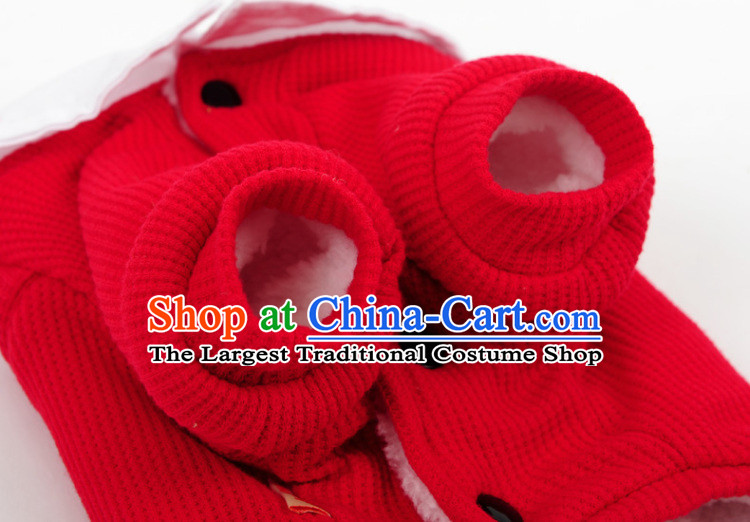 Hua Yuan hoopet dog warm winter clothing tedu both feet Yi Yorkshire ãþòâ pets clothing Edition Red two cardigan M-chest 35-40cm picture, prices, brand platters! The elections are supplied in the national character of distribution, so action, buy now enjoy more preferential! As soon as possible.