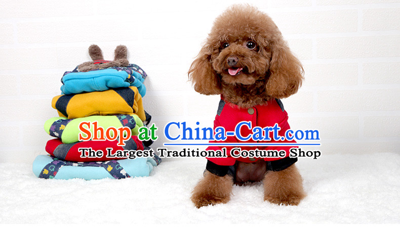 Dog clothes dog Hiromi than Xiong vip tedu dog-footed clothes pet supplies load autumn and winter clothing made of dark blue 5 chest 50cm back long 35cm weight within 10 catty picture, prices, brand platters! The elections are supplied in the national character of distribution, so action, buy now enjoy more preferential! As soon as possible.