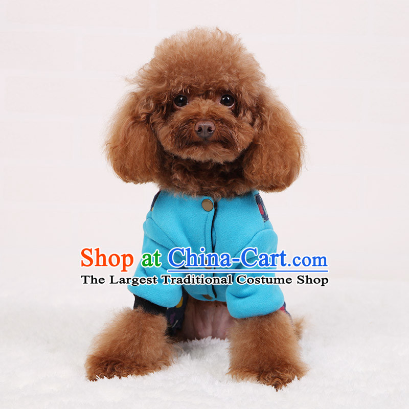 Dog clothes dog Hiromi than Xiong vip tedu dog-footed clothes pet supplies load autumn and winter clothing made of dark blue 5 chest 50cm back long 35cm weight within 10 catty ,HI-PRO,,, shopping on the Internet