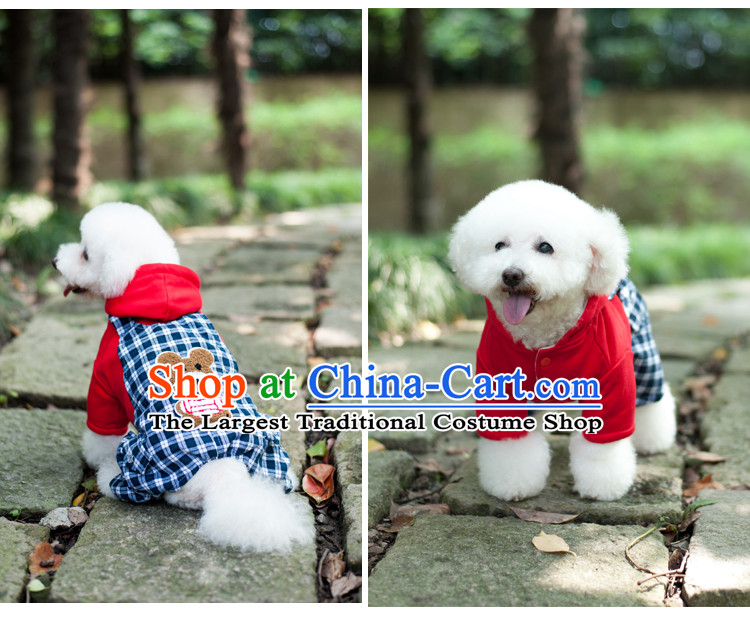 Pet dog autumn and winter clothing clothes VIP tedu than Xiong Hiromi stylish 4 pin yi red blue clothes, Cubs Jumpsuits 14 pictures, prices, brand platters! The elections are supplied in the national character of distribution, so action, buy now enjoy more preferential! As soon as possible.