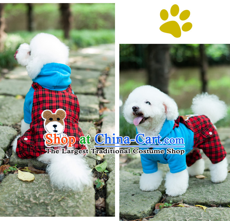 Pet dog autumn and winter clothing clothes VIP tedu than Xiong Hiromi stylish 4 pin yi red blue clothes, Cubs Jumpsuits 18 pictures, prices, brand platters! The elections are supplied in the national character of distribution, so action, buy now enjoy more preferential! As soon as possible.