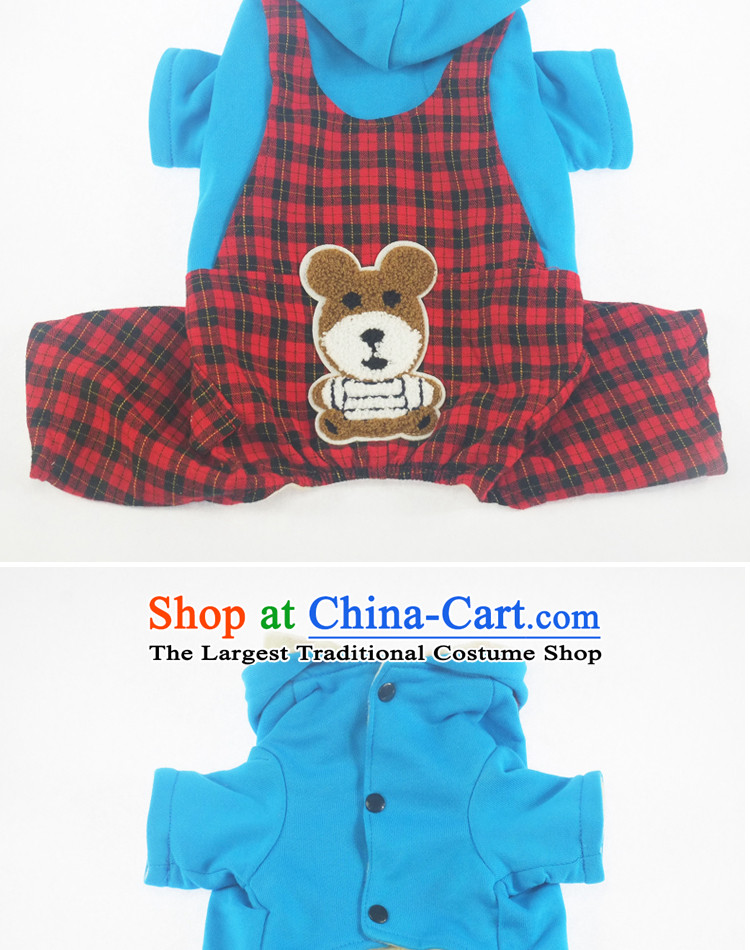 Pet dog autumn and winter clothing clothes VIP tedu than Xiong Hiromi stylish 4 pin yi red blue clothes, Cubs Jumpsuits 18 pictures, prices, brand platters! The elections are supplied in the national character of distribution, so action, buy now enjoy more preferential! As soon as possible.