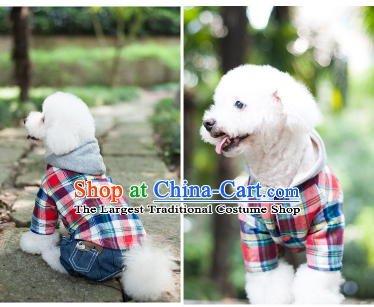 Pet dog autumn and winter clothing clothes VIP tedu than Xiong Hiromi stylish 4 Pin, Red Blue Coat Cubs Jumpsuits 18 pictures, prices, brand platters! The elections are supplied in the national character of distribution, so action, buy now enjoy more preferential! As soon as possible.