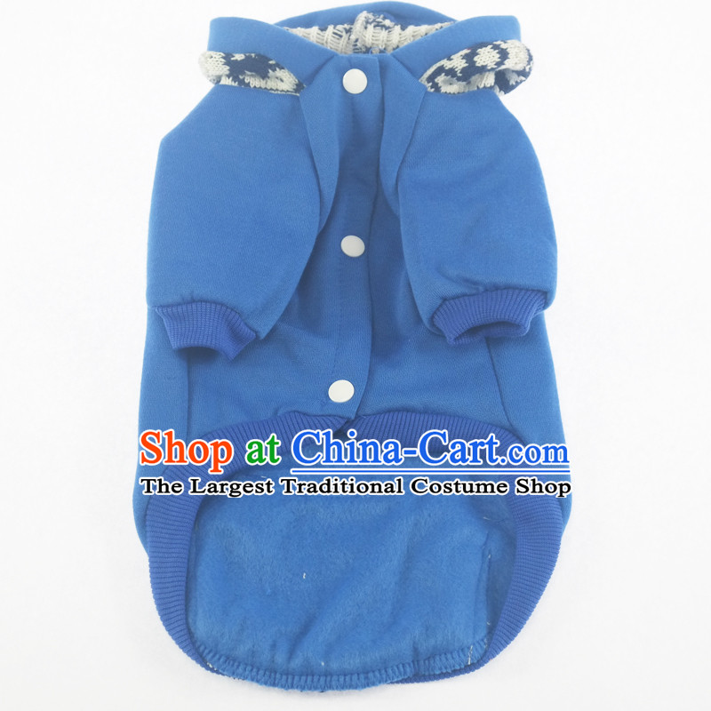 Pet dog costume autumn and winter clothing VIP TEDU Hiromi than trendy Upper Body blue jacket Xiong boys XXL, blue Lai , , , shopping on the Internet