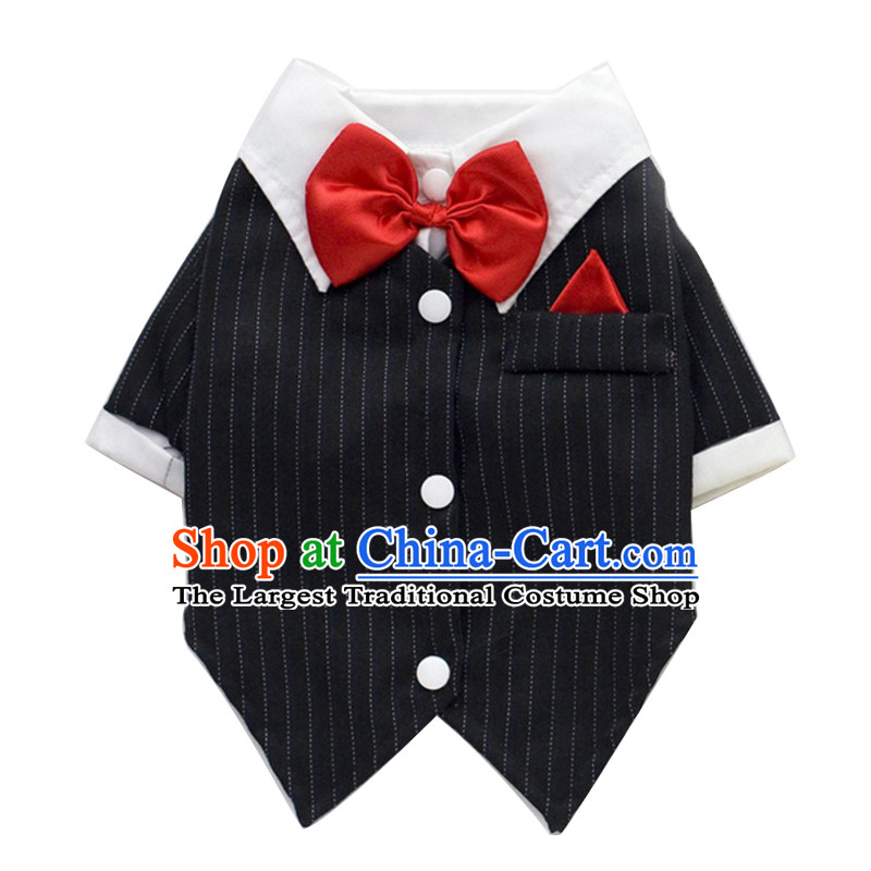 Pets Allowed dovetail small wedding dress suit suit tedu VIP dog clothes with two_pin shirt M