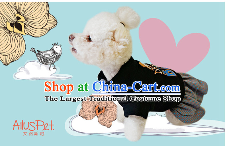 Dog Clothing Supplies dog costume pets clothes tedu gross autumn and winter clothing is a lovely vest four-legged sweater cotton coat thick BIG Black XL Photo, prices, brand platters! The elections are supplied in the national character of distribution, so action, buy now enjoy more preferential! As soon as possible.