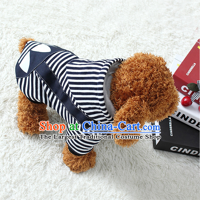 Dog clothes pet dog autumn and winter clothing chihuahuas than Xiong Hiromi vip pets clothing four feet, Yi clover strap - Gray L chest 44cm back long 30cm), not from the burden of (7-10 shopping on the Internet has been pressed.