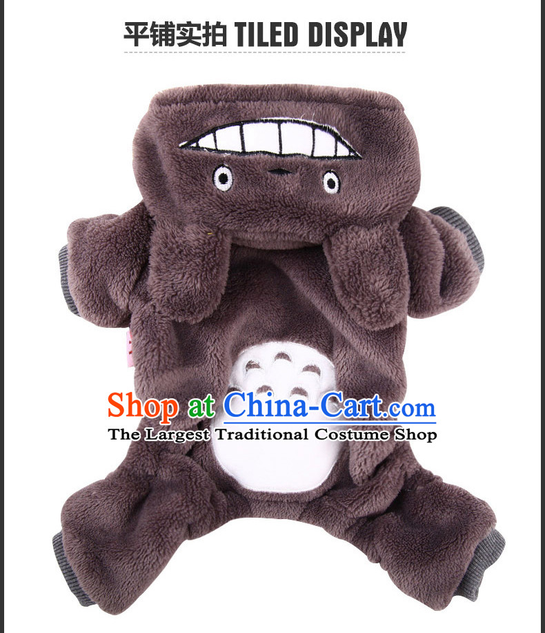 Dog clothes pet dog autumn and winter clothing chihuahuas than Xiong Hiromi vip pets clothing four feet, Yi clover strap - Gray M chest 37cm back long 25cm (5-6) pictures, price catty, brand platters! The elections are supplied in the national character of distribution, so action, buy now enjoy more preferential! As soon as possible.