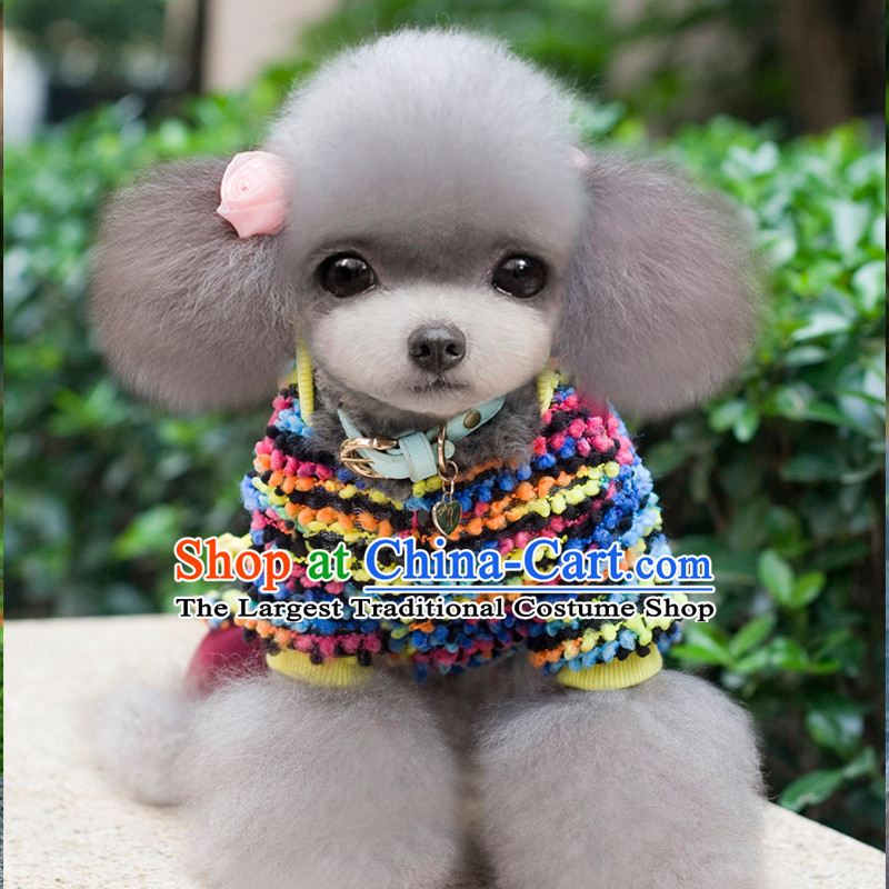 The autumn and winter clothing dog new four-legged Yi-thick cotton clothing dog clothes pet tedu dog 12#, clothing to Seven Colored housing shopping on the Internet has been pressed.