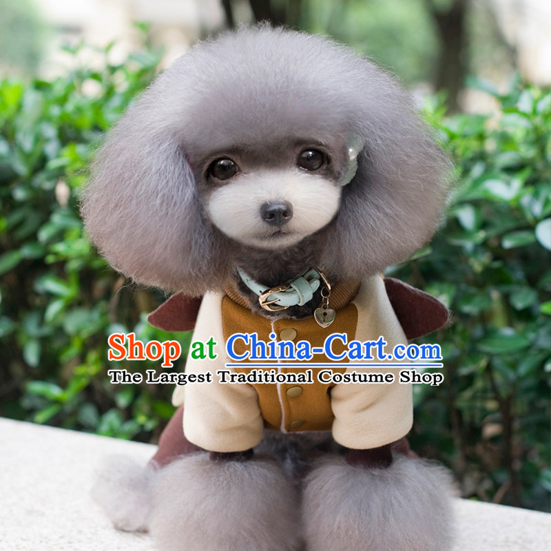 The autumn and winter clothing dog new four-legged Yi-thick cotton clothing dog clothes pet tedu dog clothes big face 14#, cats to Seven Colored housing shopping on the Internet has been pressed.