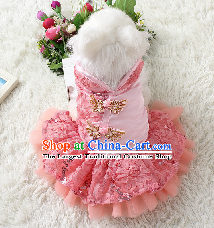 National Postal pet dogs package toys tedu than Xiong VIP chihuahuas clothes Fall/Winter Collections thick New Year Tang dynasty skirt pink XL code after 45 chest is 35 pictures, prices, brand platters! The elections are supplied in the national character of distribution, so action, buy now enjoy more preferential! As soon as possible.