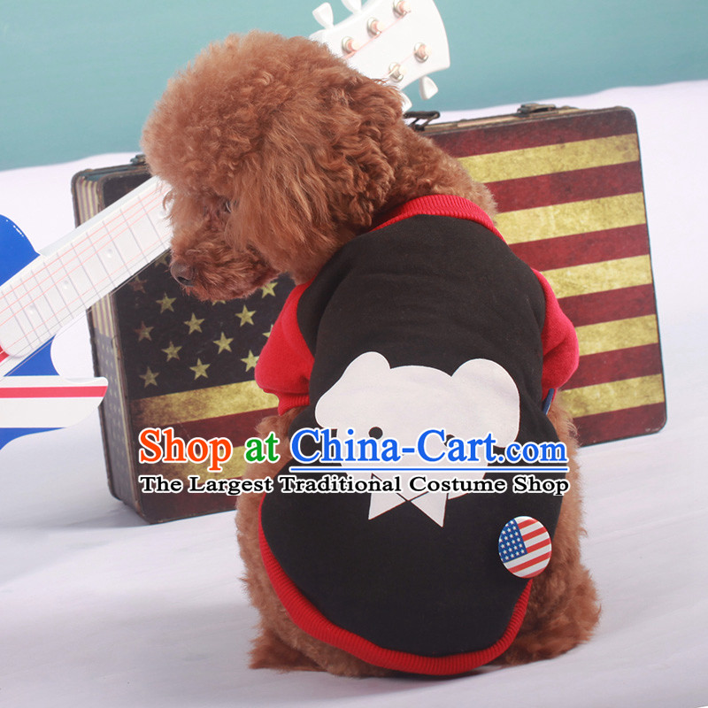 Dog clothes tedu dog clothes dog T_shirt dog sweater pet clothes than Xiong Hiromi Cute Teddy Bear S