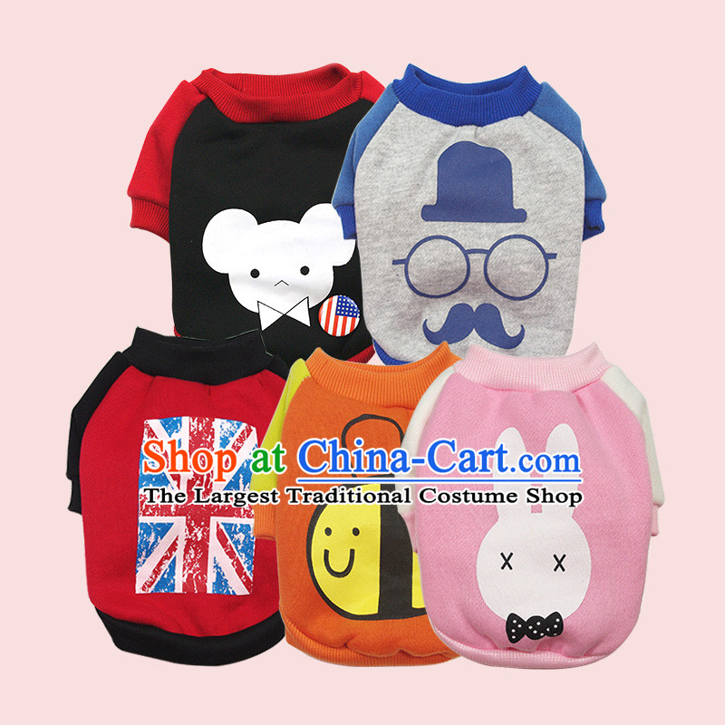 Dog clothes tedu dog clothes dog T-shirt dog sweater pet clothes than Xiong Hiromi honeybee, L, Seven-color scheme has been pressed shopping on the Internet