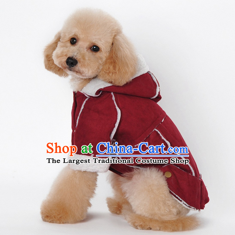 All metered parking spaces along with pet dogs Addis Ababa clothes autumn and winter clothing supplies tedu gross dog costume small dogs in large dogs deep red XL, Mimi Addis Ababa of , , , shopping on the Internet