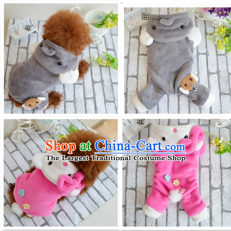 National Postal Addis Ababa claptrap PET package clothes tedu small dog clothes military dogs than Xiong chihuahuas autumn and winter new thick KT cat double thick, KT L Back Long Chest 43CM, 30CM the darling of the , , , shopping on the Internet