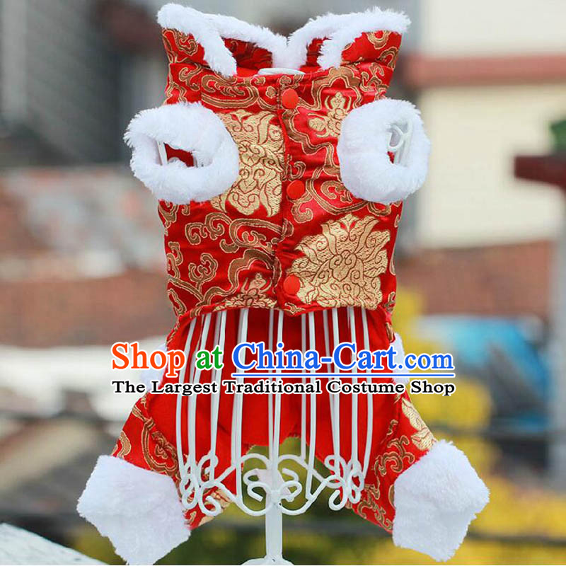 The National Package Mail FY dog clothes autumn and winter clothing pets in the new year four feet, Tang dynasty tedu VIP ãþòâ goodies than red XL about suitable bear the burden of 10-12 through load balancing , , , shopping on the Internet