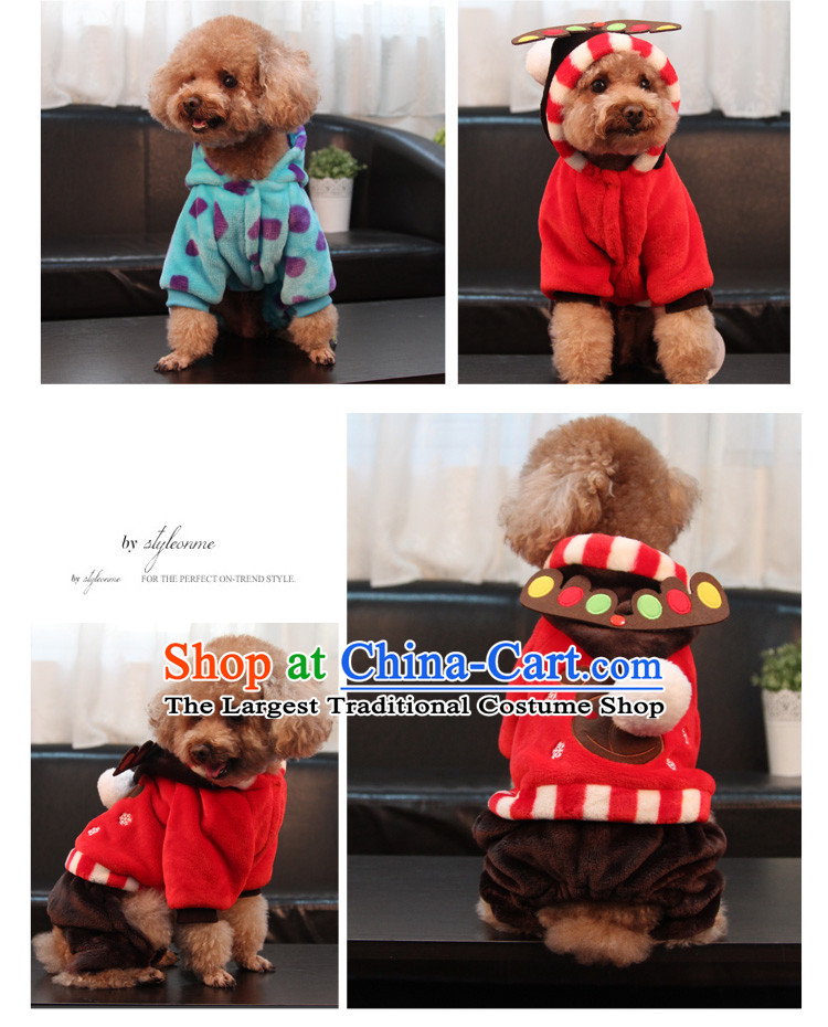 Dog clothes Fall/Winter Collections tedu dog clothes-footed yi pet clothes elk brown L picture, prices, brand platters! The elections are supplied in the national character of distribution, so action, buy now enjoy more preferential! As soon as possible.