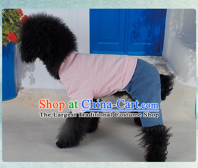 The pet dogs madden Mak dog clothes Fall/Winter Collections thick banding stylish stitching cowboy-footed cotton clothes dog stylish package pink S picture, prices, brand platters! The elections are supplied in the national character of distribution, so action, buy now enjoy more preferential! As soon as possible.