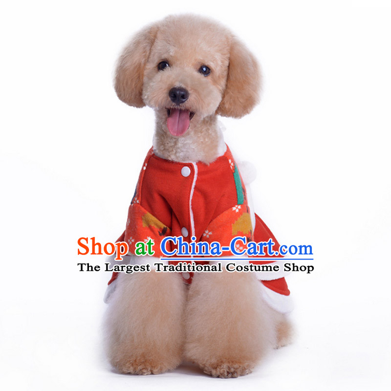 All metered parking spaces along with pet dogs Addis Ababa clothes autumn and winter clothing supplies tedu gross costumes of the Christmas and New Year dog small dogs in large dogs gift red XL, Mimi Addis Ababa of , , , shopping on the Internet