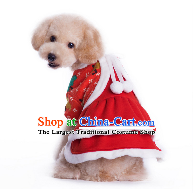 All metered parking spaces along with pet dogs Addis Ababa clothes autumn and winter clothing supplies tedu gross costumes of the Christmas and New Year dog small dogs in large dogs gift red XL, Mimi Addis Ababa of , , , shopping on the Internet