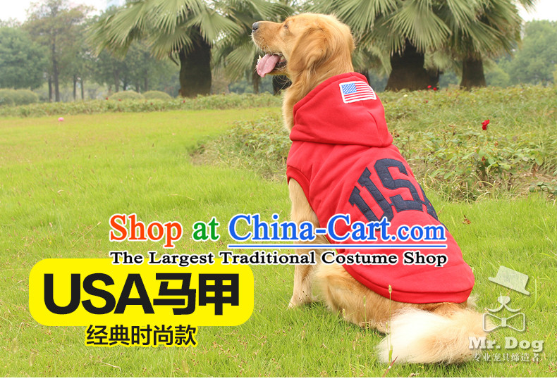 Mr.dog autumn and winter of medium-sized dogs large dogs edge material gross Samoa and cotton clothes, a large dog pet vest blue 20# picture, prices, brand platters! The elections are supplied in the national character of distribution, so action, buy now enjoy more preferential! As soon as possible.