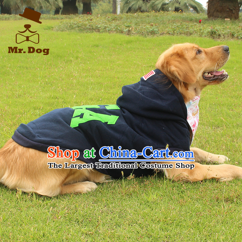 Mr.dog autumn and winter of medium-sized dogs large dogs edge material gross Samoa and cotton clothes, a large dog pet dogs 22#, blue vest (mr.dog) , , , shopping on the Internet
