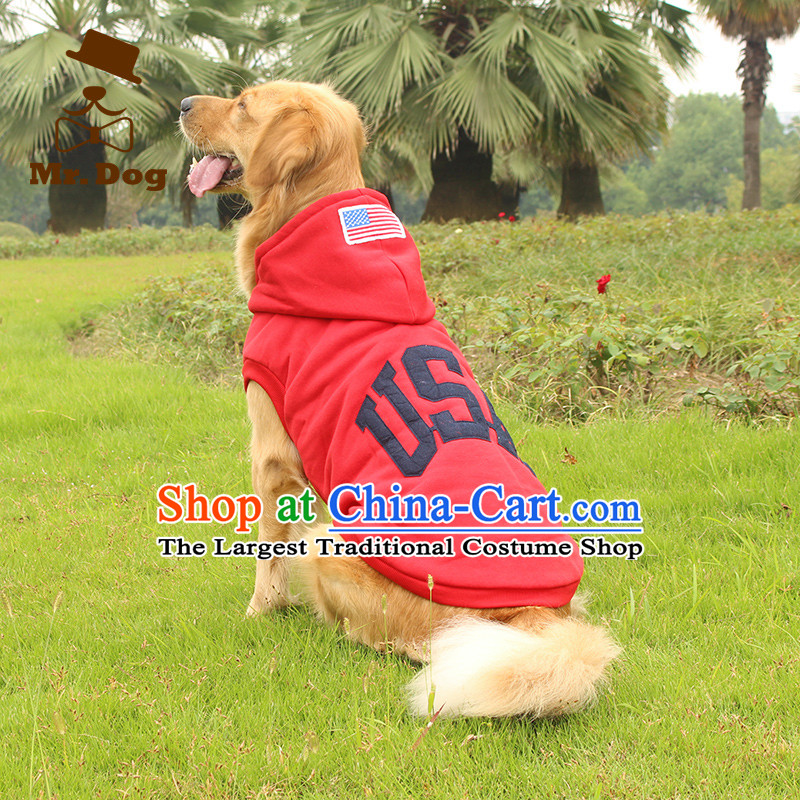 Mr.dog autumn and winter of medium-sized dogs large dogs edge material gross Samoa and cotton clothes, a large dog pet dogs 26#, red vest (mr.dog) , , , shopping on the Internet