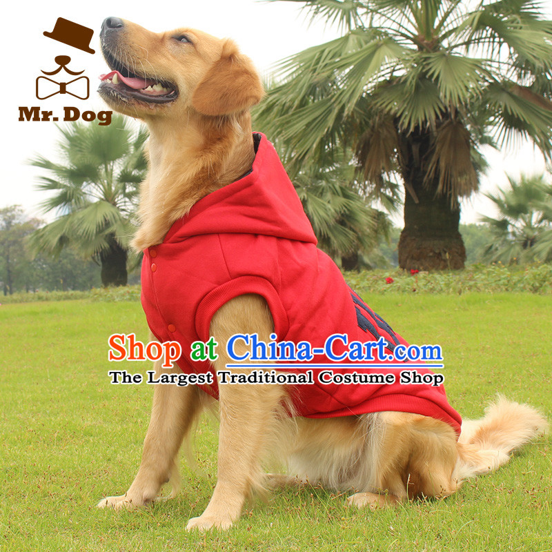 Mr.dog autumn and winter of medium-sized dogs large dogs edge material gross Samoa and cotton clothes, a large dog pet dogs 28#, red vest (mr.dog) , , , shopping on the Internet