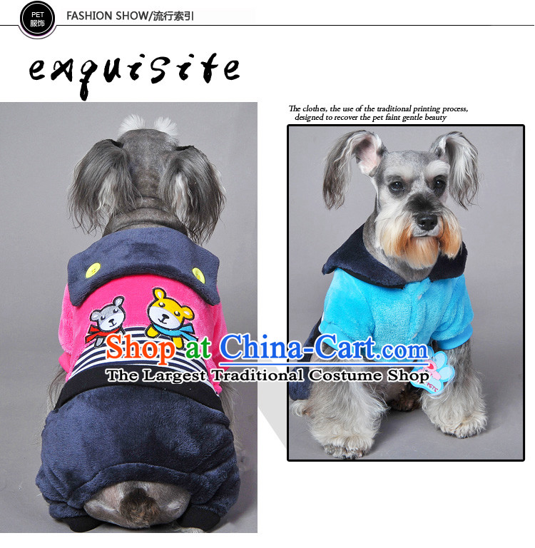 The pet dogs madden Mak dog clothes Fall/Winter Collections of four-footed yi seawater navy's dress Colonel flannel packaged in RED M picture, prices, brand platters! The elections are supplied in the national character of distribution, so action, buy now enjoy more preferential! As soon as possible.