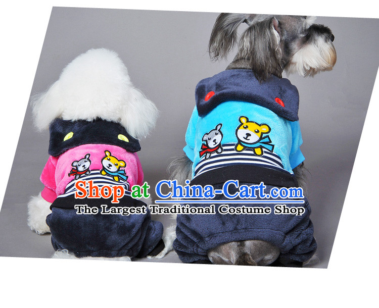 The pet dogs madden Mak dog clothes Fall/Winter Collections of four-footed yi seawater navy's dress Colonel flannel packaged in RED M picture, prices, brand platters! The elections are supplied in the national character of distribution, so action, buy now enjoy more preferential! As soon as possible.