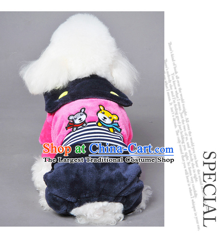 The pet dogs madden Mak dog clothes Fall/Winter Collections of four-footed yi seawater navy's dress Colonel flannel packaged in RED M picture, prices, brand platters! The elections are supplied in the national character of distribution, so action, buy now enjoy more preferential! As soon as possible.