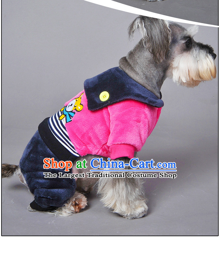 The pet dogs madden Mak dog clothes Fall/Winter Collections of four-footed yi seawater navy's dress Colonel flannel packaged in RED M picture, prices, brand platters! The elections are supplied in the national character of distribution, so action, buy now enjoy more preferential! As soon as possible.