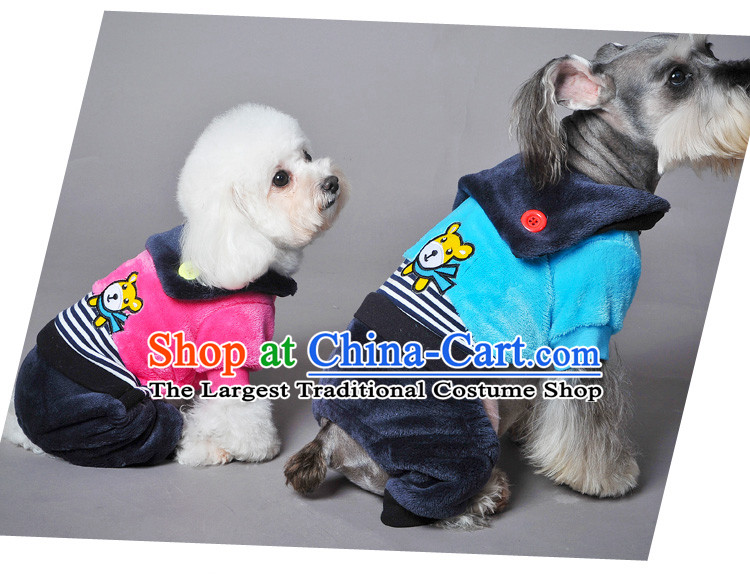 The pet dogs madden Mak dog clothes Fall/Winter Collections of four-footed yi seawater navy's dress Colonel flannel packaged in RED M picture, prices, brand platters! The elections are supplied in the national character of distribution, so action, buy now enjoy more preferential! As soon as possible.