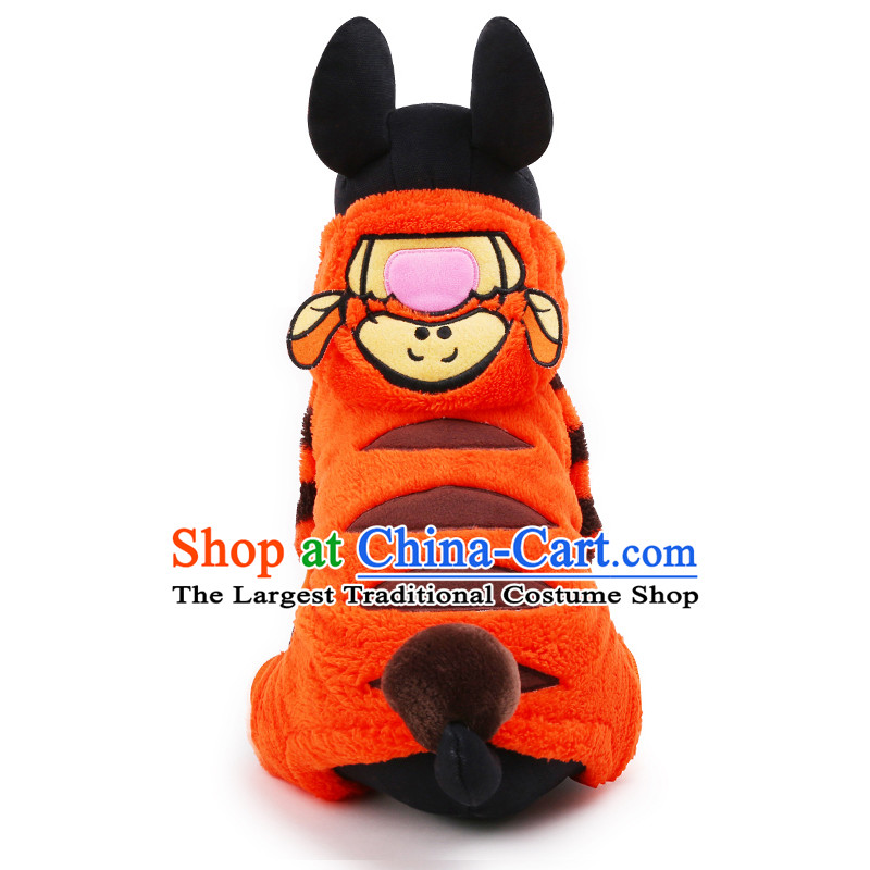 Pet dog warm winter clothing tedu than Xiong Hiromi dog costume orange/tigers morph replacing xxs,petcircle,,, pet supplies shopping on the Internet