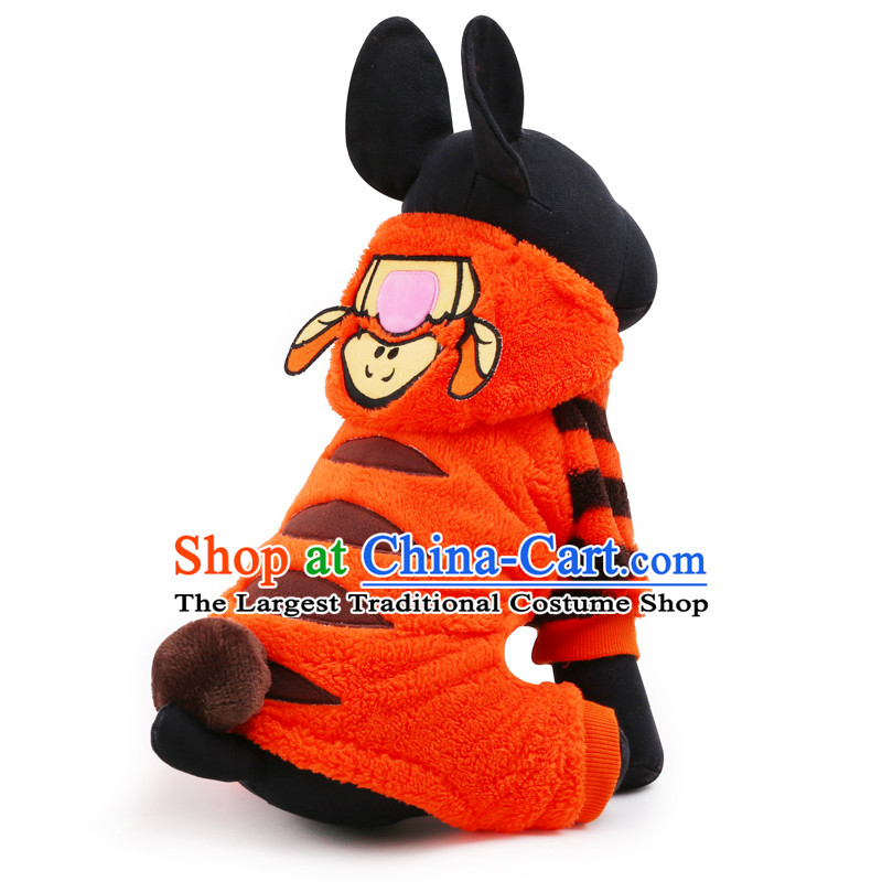 Pet dog warm winter clothing tedu than Xiong Hiromi dog costume orange/tigers morph replacing xxs,petcircle,,, pet supplies shopping on the Internet