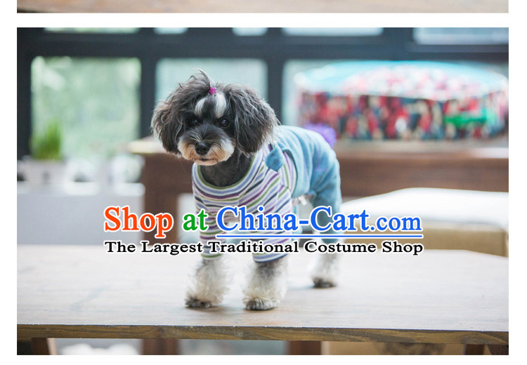 Pet dog costume autumn and winter clothing it leave two jumpsuits stripes tedu than Xiong VIP Hiromi short jacket, brown JUMPSUITS XS, pictures, prices, brand platters! The elections are supplied in the national character of distribution, so action, buy now enjoy more preferential! As soon as possible.