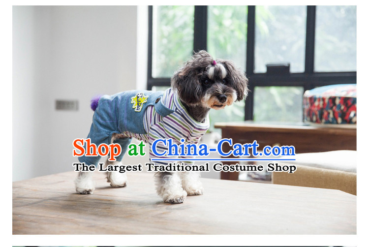 Pet dog costume autumn and winter clothing it leave two jumpsuits stripes tedu than Xiong VIP Hiromi short jacket, brown JUMPSUITS XS, pictures, prices, brand platters! The elections are supplied in the national character of distribution, so action, buy now enjoy more preferential! As soon as possible.