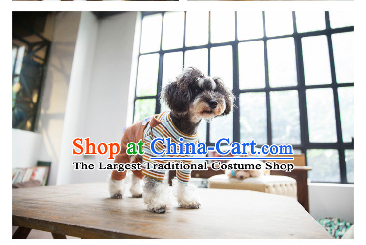 Pet dog costume autumn and winter clothing it leave two jumpsuits stripes tedu than Xiong VIP Hiromi short jacket, brown JUMPSUITS XS, pictures, prices, brand platters! The elections are supplied in the national character of distribution, so action, buy now enjoy more preferential! As soon as possible.