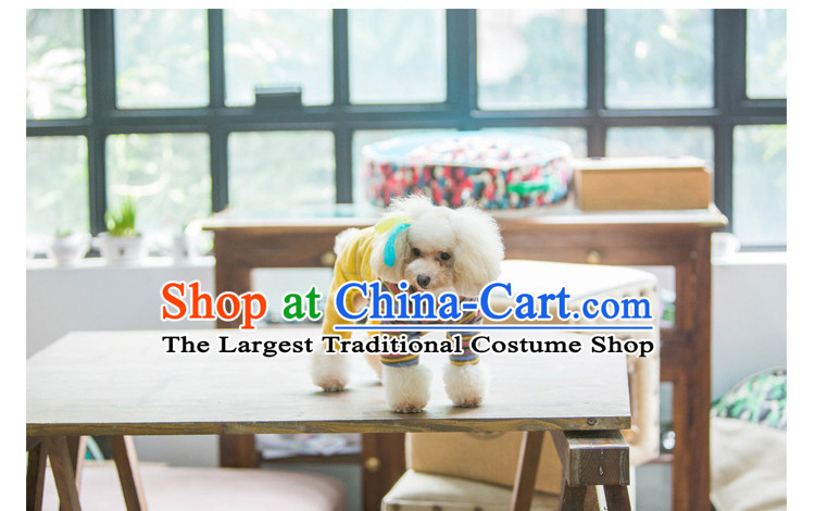 Pet dog costume autumn and winter clothing it leave two jumpsuits stripes tedu than Xiong VIP Hiromi short jacket, brown JUMPSUITS XS, pictures, prices, brand platters! The elections are supplied in the national character of distribution, so action, buy now enjoy more preferential! As soon as possible.