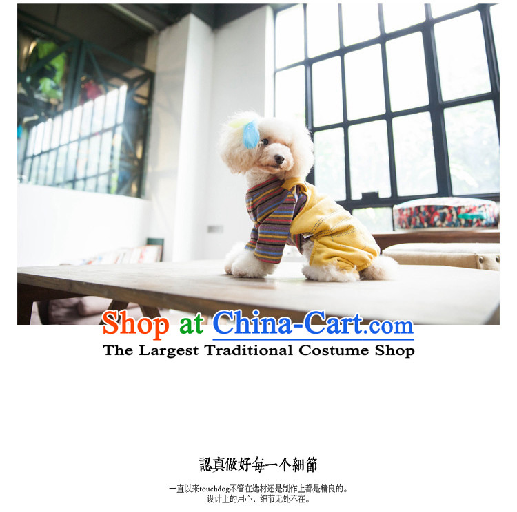 Pet dog costume autumn and winter clothing it leave two jumpsuits stripes tedu than Xiong VIP Hiromi short jacket, brown JUMPSUITS XS, pictures, prices, brand platters! The elections are supplied in the national character of distribution, so action, buy now enjoy more preferential! As soon as possible.