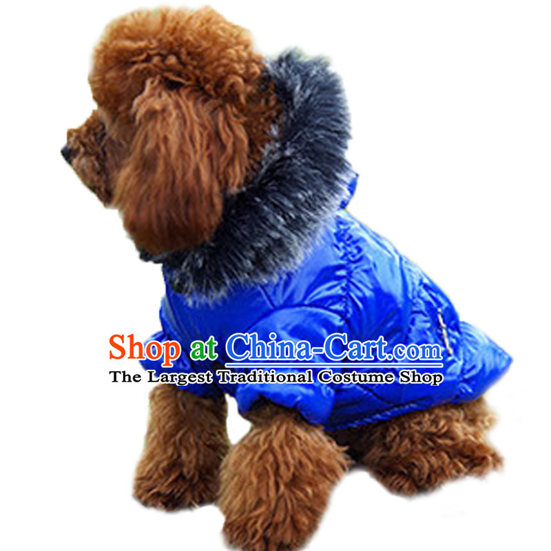 All metered parking spaces along with pet dogs Addis Ababa clothes autumn and winter clothing supplies water warm coat tedu gross VIP Apparel dog that large dogs small blue XXL